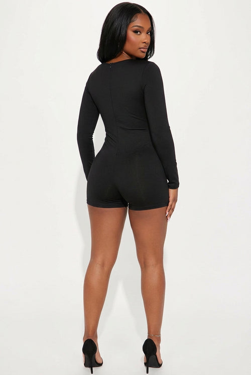 Black Y2K Tiger Graphic Bodycon Long Sleeve Jumpsuit